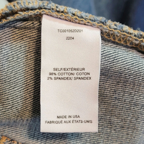 Derek Lam Kate High Rise Ankle Straight Denim Jean Colorblock Blue Designer 29 - Picture 13 of 15